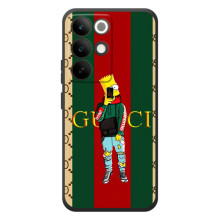 Бренднові Чохли для RealMe C85 Pro - (PREMIUMPrint) (Барт ГУЧЧІ)