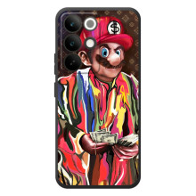 Бренднові Чохли для RealMe C85 Pro - (PREMIUMPrint) (Mario LV)