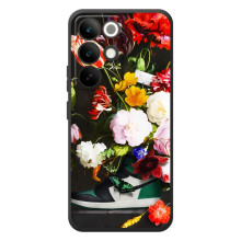 Бренднові Чохли для RealMe C85 Pro - (PREMIUMPrint) (Nike цветы)