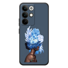 Чехлы (ART) Цветы на RealMe C85 Pro (VPrint) – Квіти на голові