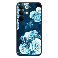 Чехлы (ART) Цветы на RealMe C85 Pro (VPrint) – Блактині бутони