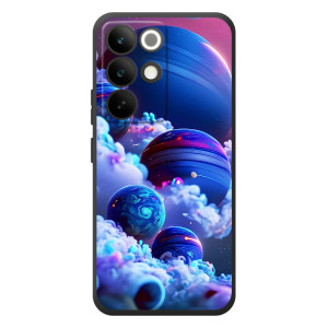 Чехлы КОСМОС для RealMe C85 Pro – Синие планеты