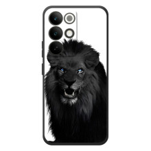 Чехлы с картинками животных RealMe C85 Pro (Черный ЛЕВ)