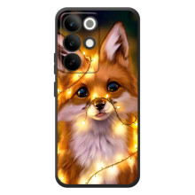 Чохли з картинкою Лисичка для RealMe C85 Pro (VPrint) – Лисичка в гірляндах