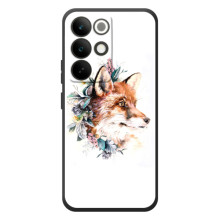 Чохли з картинкою Лисичка для RealMe C85 Pro (VPrint) – Лиса в квітах
