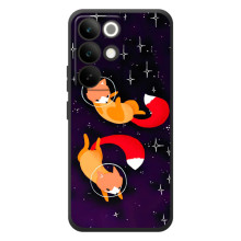 Чохли з картинкою Лисичка для RealMe C85 Pro (VPrint) – Лисички космонавти