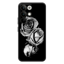 Чохол з картинкою (Стильні) РеаlMe C85 Про - (AlphaPrint) – Чорна троянда