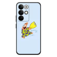 Чехлы с Патриком на RealMe C85 Pro (Патрик с подушкой)