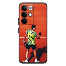 Чехлы с принтом Спортивная тематика для RealMe C85 Pro – Алькарас Теннисист