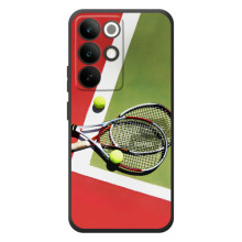 Чехлы с принтом Спортивная тематика для RealMe C85 Pro – Ракетки теннис