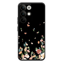 Чехол для Реалми С85 Про - с принтом (Дизайнерские) (AlphaPrint) (Маленькие цветы)