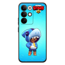 Чехол для RealMe C85 Pro Бравл Старс (VPrint) – Леон акула