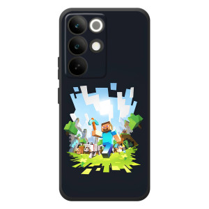 Чохол Майнкрафт на RealMe C85 Pro (AlphaPrint) Minecraft