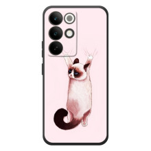 Чохол на РеаlMe C85 Про з Котиками (VPrint) (Котик падає)