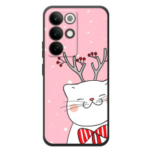 Чехол на тематику: Коты для RealMe C85 Pro – Зимний кот