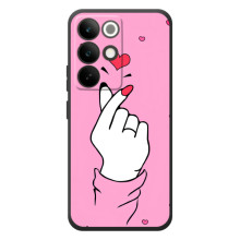 Чохол з принтом для RealMe C85 Pro (AlphaPrint - Знак сердечка) – Знак Love