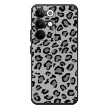 Чехол с леопардовым принтом на RealMe C85 Pro (Темный леопрад)