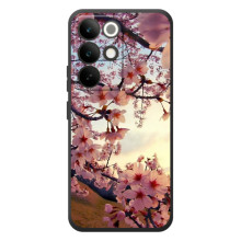 Чехол с принтом САКУРЫ на RealMe C85 Pro (Цветущая сакура)
