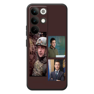 Чехол для RealMe C85 Pro (AlphaPrint - с принтом Зеленского)