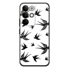 Чехол с птицами на RealMe C85 Pro (VPrint) (Ласточки)