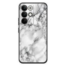 Чехол с текстурой Мрамора на Реалми C85 Про – Белый мрамор