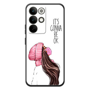 Чехол Стильные девушки на RealMe C85 Pro – Девушка в маске