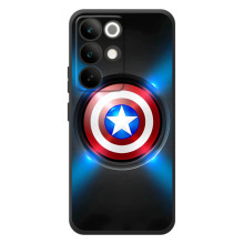 Чехол с Щитом Капитана Америки на RealMe C85 Pro – Яркий Щит Капитана