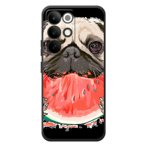 Чехол (ТПУ) Милые собачки для RealMe C85 Pro – Смешной Мопс