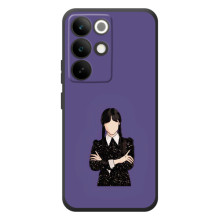 Чохли Венсдей на RealMe C85 Pro Уенсдей (AlphaPrint) (Венздей у чорному)