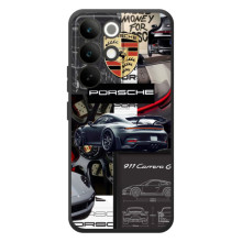 Чохол з авто Порше для RealMe C85 Pro – Колаж Порше