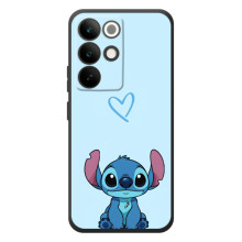 Чехол с рисунком Стич для RealMe C85 Pro – Голубой Стич