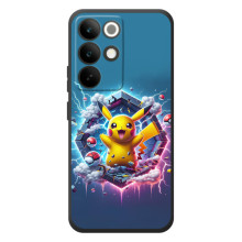 Чехол с Пикачу на RealMe C85 Pro – Лого Пикачу