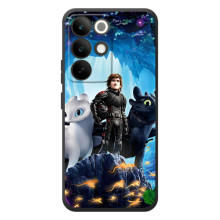 Чохол з принтом дракон Беззубик РеаlMe C85 Про