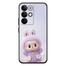 Чехол с принтом Лабубу для RealMe C85 Pro – Фиолетовый Лабубу