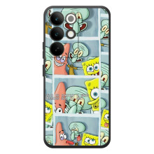 Силиконовый чехол Спанч Боб на Реалми C85 Про (Фото-БоБ)