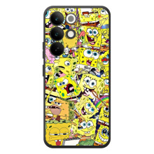 Силиконовый чехол Спанч Боб на Реалми C85 Про (Спанч Боб Арт)