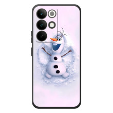 Чехол с зимним принтом для Реалми C85 Про (Снеговик Олов)