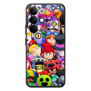 Силиконовый Чехол на RealMe C85 Pro с картинкой Brawl Stars – Персонажи