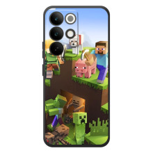 Чехлы для RealMe C85 Pro (Персонажи Майн Крафт) (Майн-крафт)