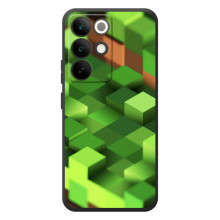 Чехлы для RealMe C85 Pro (Персонажи Майн Крафт) (Текстура)