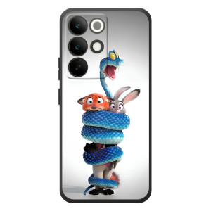 Силіконовий чохол з принтом Зоотрополіс для RealMe C85 Pro – Змія Зоо