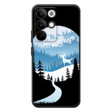 Силиконовый бампер на рождество для RealMe C85 Pro (Рождественский Олень)