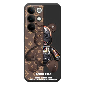 Силиконовый чехол для RealMe C85 Pro – Медмедь Луи Виттон