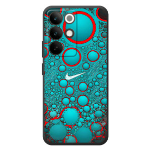 Силиконовый Чехол на RealMe C85 Pro с картинкой Nike (Найк зеленый)
