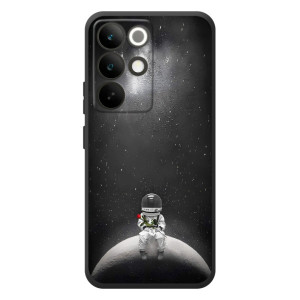 Силиконовый Чехол с принтом "Космонавты" на RealMe C85 Pro – Космонавт романтик