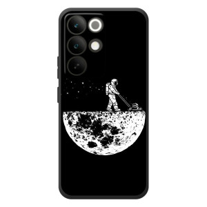 Силиконовый Чехол с принтом "Космонавты" на RealMe C85 Pro – Космонавт