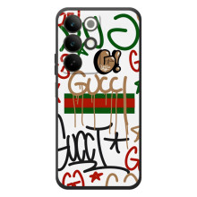 Бренднові Чохли для RealMe C85 - (PREMIUMPrint) (Стиль GUUCI)