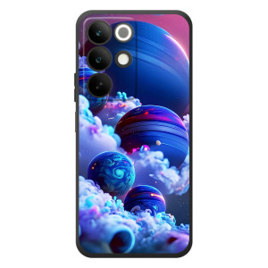Чехлы КОСМОС для RealMe C85 – Синие планеты