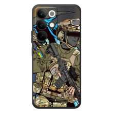 Чехлы с картинкой ЗСУ для RealMe C85 (AlphaPrint) (Воин ВСУ)