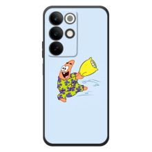 Чехлы с Патриком на RealMe C85 (Патрик с подушкой)